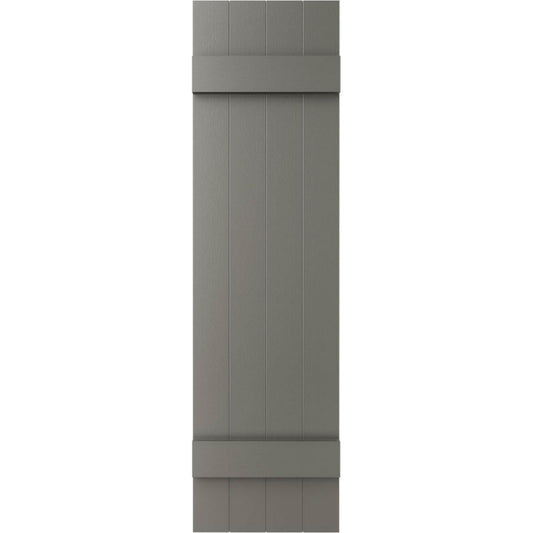 Mid America 14x24 Vinyl Shutter Tuxedo Grey J41424018 Stylish