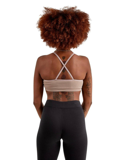 Nike Womens Indy Seamless Ribbed Light-Support Non-Padded Sports Bra US