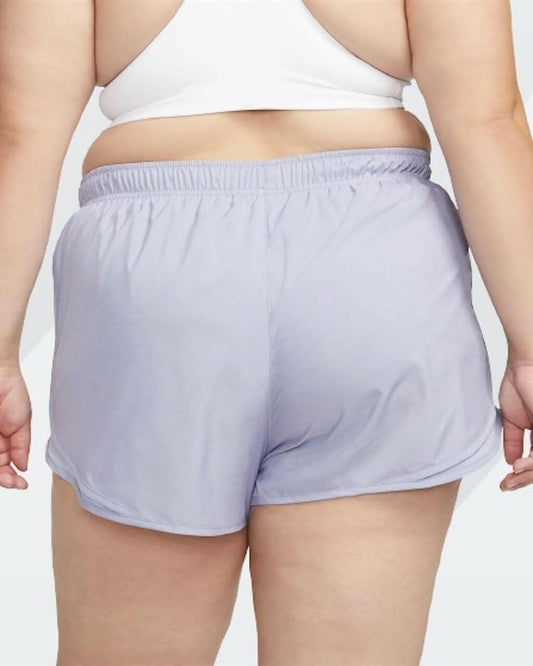 Nike Women's Plus Size Tempo Running Shorts 1X Indigo Haze Grey