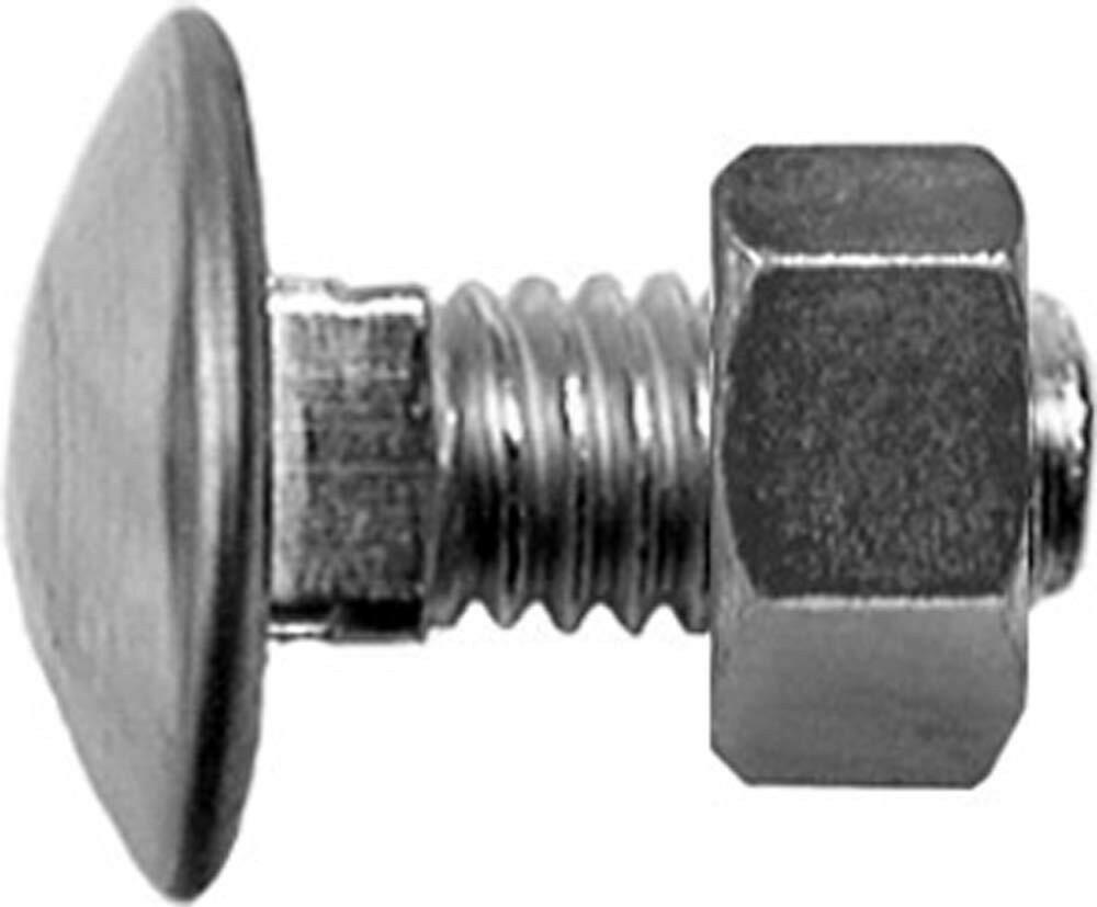 Auveco 9854 Bumper Bolt and Nut 5/16-18 x 3/4 Inch Qty 25 Stainless Steel