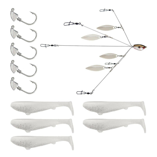 Yum Lures Scottsboro Swimbait 3.5'' Kit with Jigheads - Fishing Lure