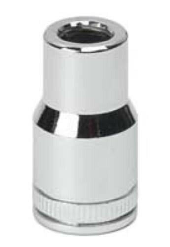 GEARWRENCH 3/8 & 5/16 in Drive Bit Holder Socket 80481 Chrome Finish Pro