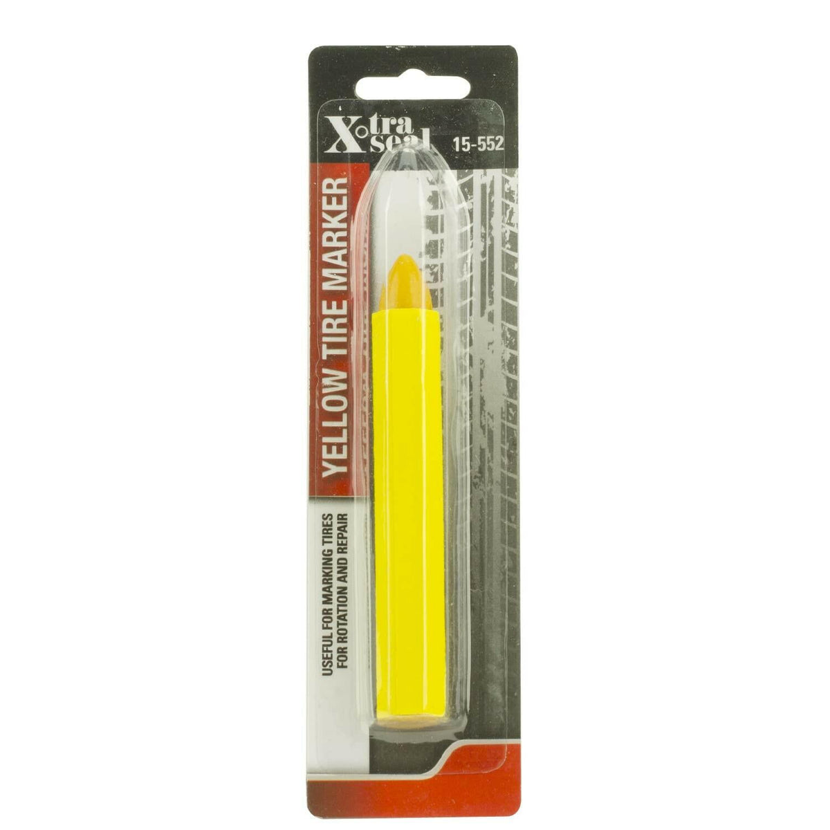 Xtra-Seal Yellow Crayon Carded 15-552 Tire Marking Tool for Auto Repairs