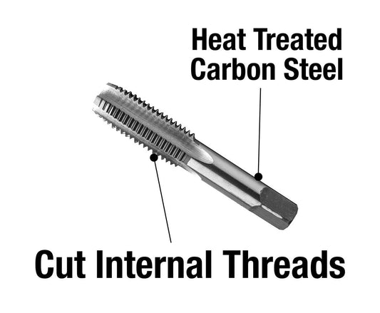 Century Drill & Tool 95101 Fractional Plug Tap 3/16-24 NS High Speed Steel