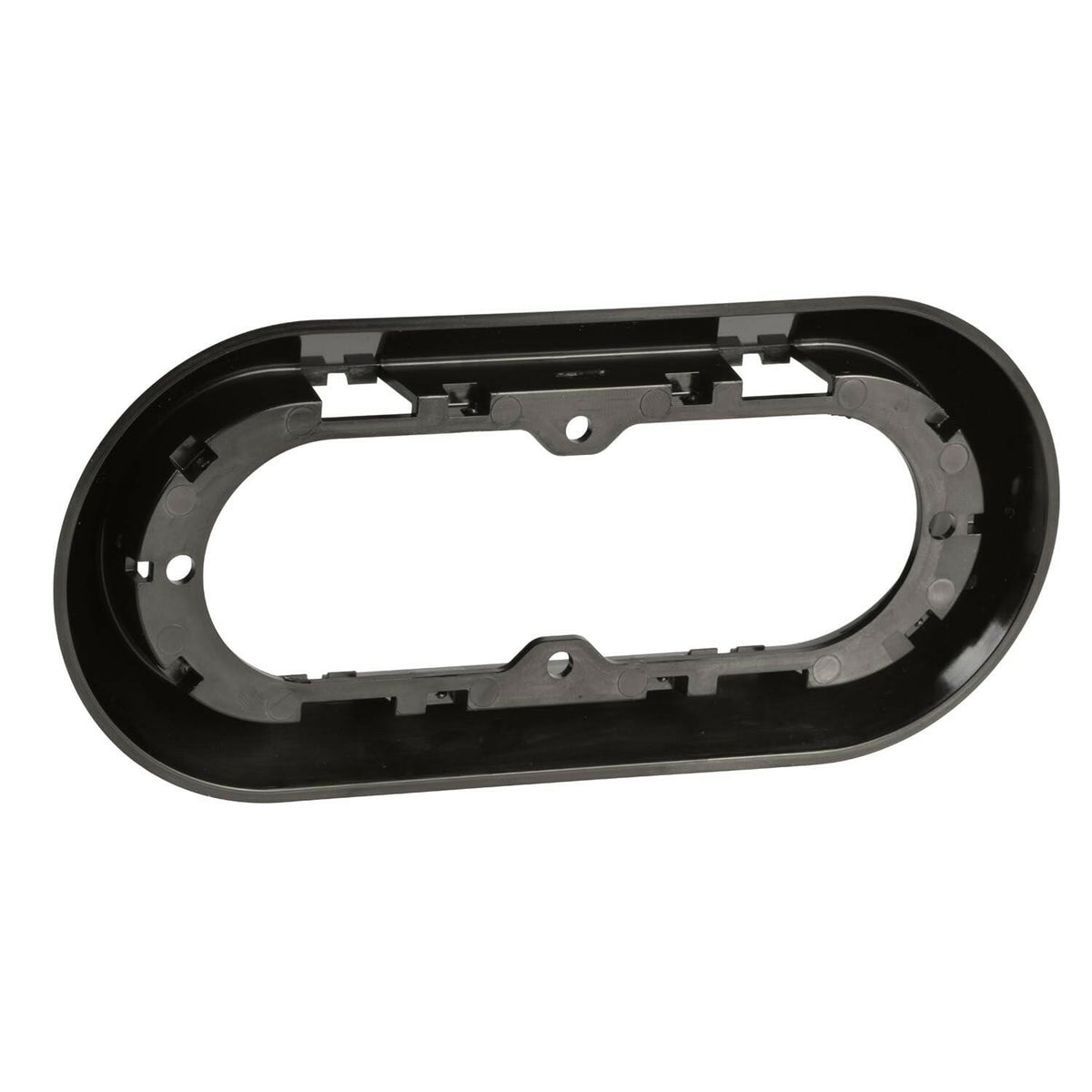 Grote 42152 Black Surface-Mount Snap-In Flange for 6-Inch Oval Lights