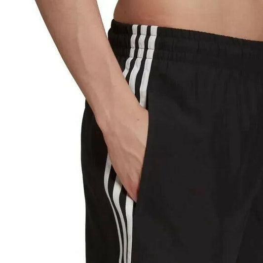 adidas Originals 3-Stripes Swim Shorts Black White Men XL Swimwear