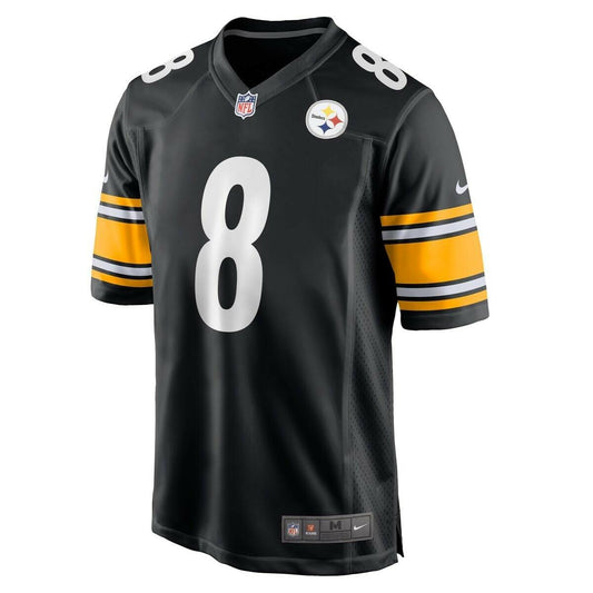 Nike Kenny Pickett #8 Pittsburgh Steelers Men's Black Game Jersey XL