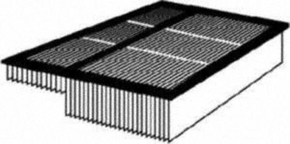 Purolator A35470 Engine Air Filter - High Flow, White, Cars
