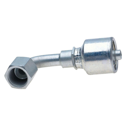 Gates MegaCrimp 8G-10FSX45-017 Female SAE 45° Flare Swivel Hydraulic Coupling