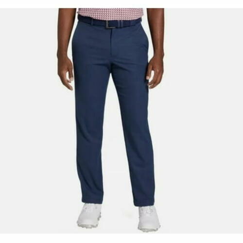 Walter Hagen Big Tall Golf Pants 50x30 Blue Straight Fit Hydro-Dri