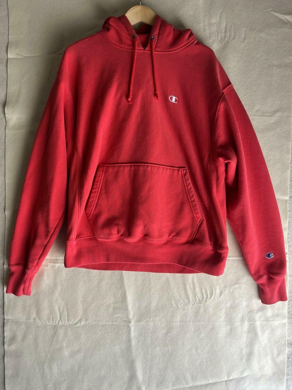 Champion Women's Scarlet Reverse Weave Hoodie - Relaxed Fit, Retired Color