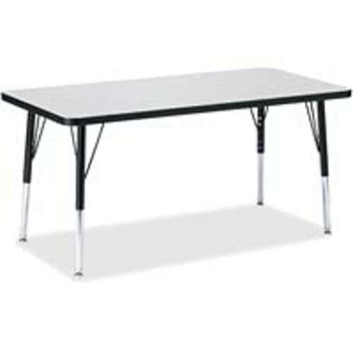 Berries Jonti-Craft Adjustable Activity Table 24"x48" Gray/Blue