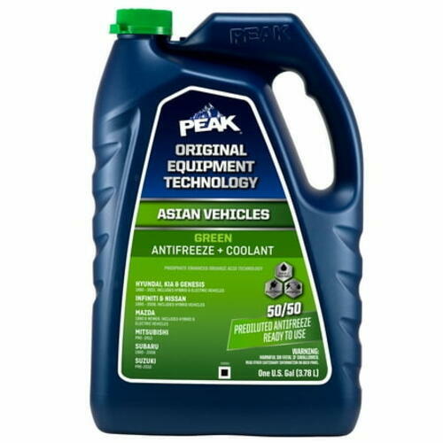 PEAK Asian Vehicle Antifreeze Coolant Green
