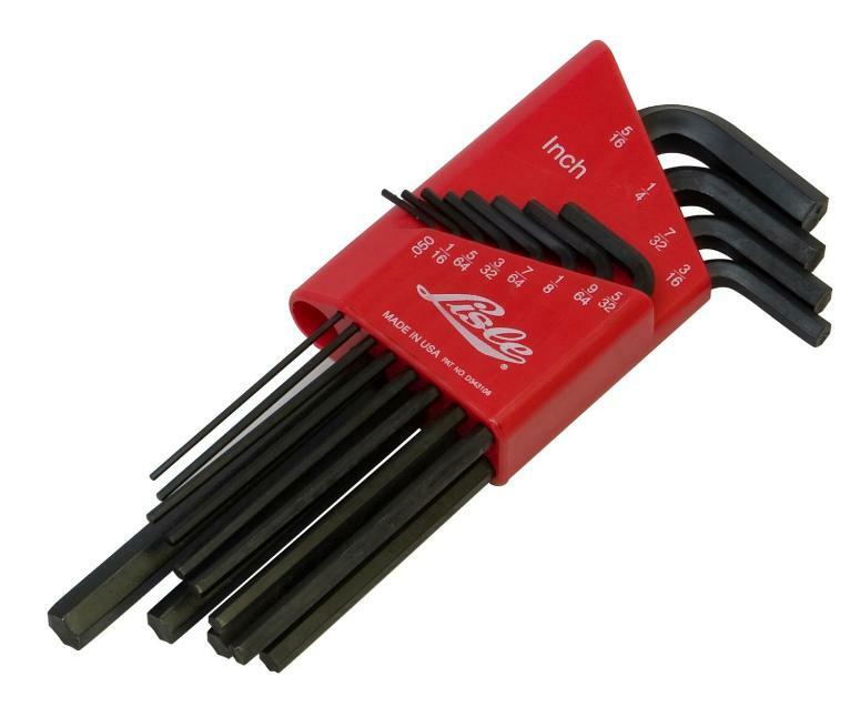 Lisle 42600 3/32" SAE Long Arm Hex Key Allen Wrench Heat-Treated Steel