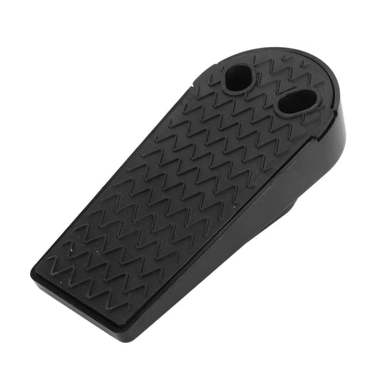 Stackable Rubber Door Stop Wedges Black Heavy Duty Non-Slip Door Stopper Wedge