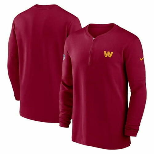 Nike Men's Burgundy Washington Commanders 2023 Long Sleeve Quarter-Zip Top