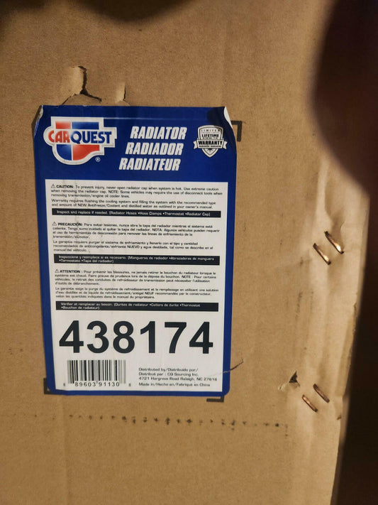 Carquest 438174 Radiator 05-10 Jeep Grand Cherokee 06-10 Commander 3.7 4.7