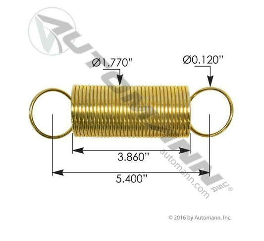 Hood Spring for International 4000 4700 4800 4900 - Replaces 1675762C3