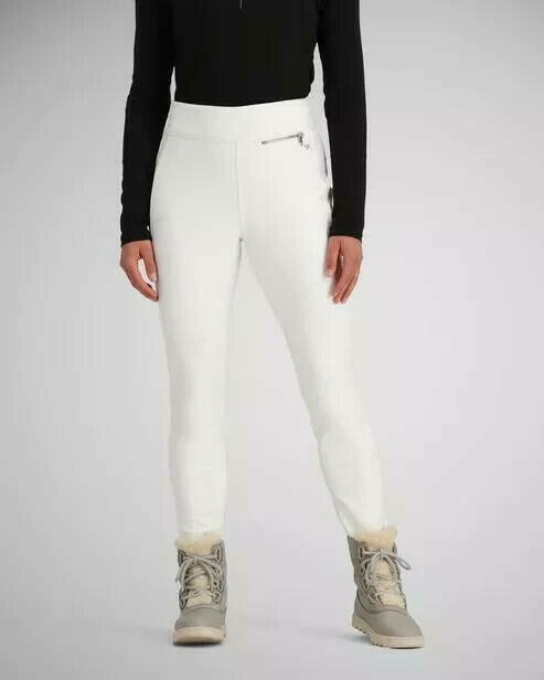 Obermeyer Women's Jinks ITB Snow Pants, Waterproof Softshell, White, W12