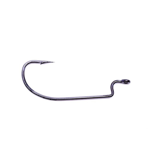 Googan Squad Krackin 4/0 Wide Gap Fishing Hook, Silver, High Carbon Steel