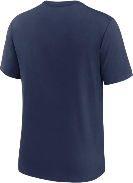 Nike Men's Boston Red Sox Retro Tri-Blend T-Shirt, Medium, Navy, MLB
