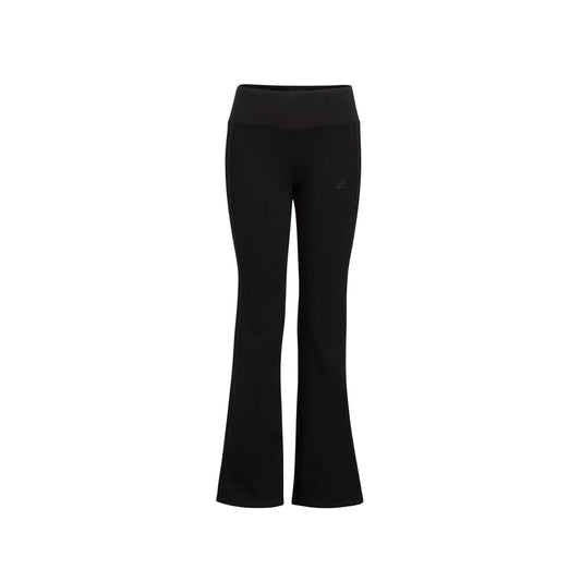 adidas Kids Girls 3-Stripes Flare Leg Pants Black Adi, Small Slim, AK4871