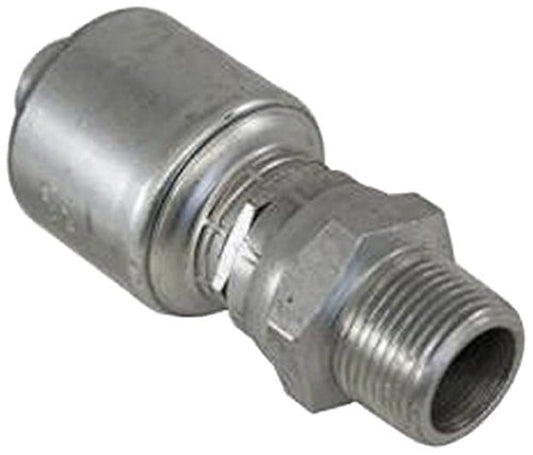 Gates 12G-8MPX MegaCrimp Male Pipe Swivel NPTF Hydraulic Coupling 3/4 x 1/2