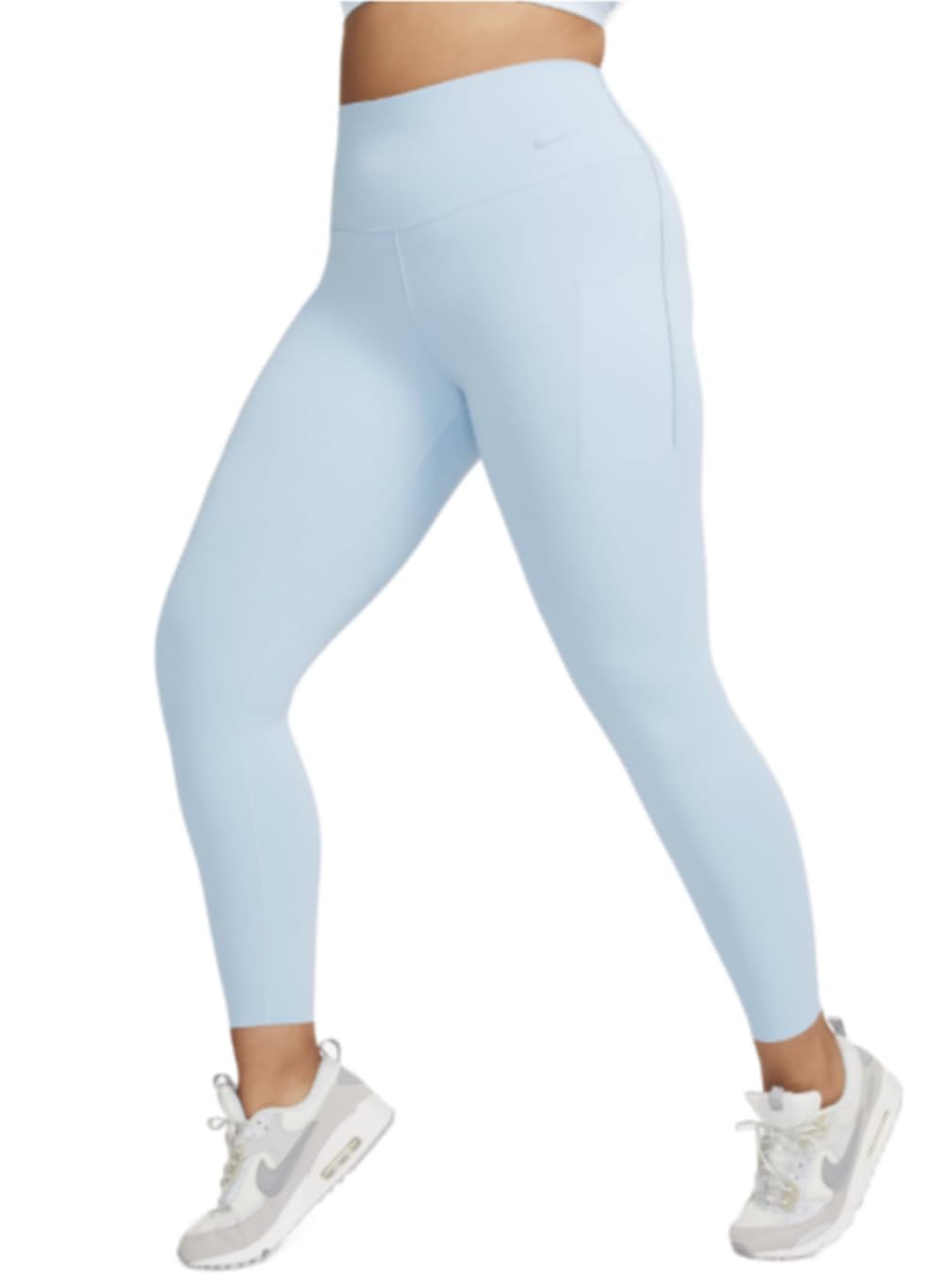Nike Women's Medium-Support High-Waisted 7/8 Leggings with Pockets, Blue