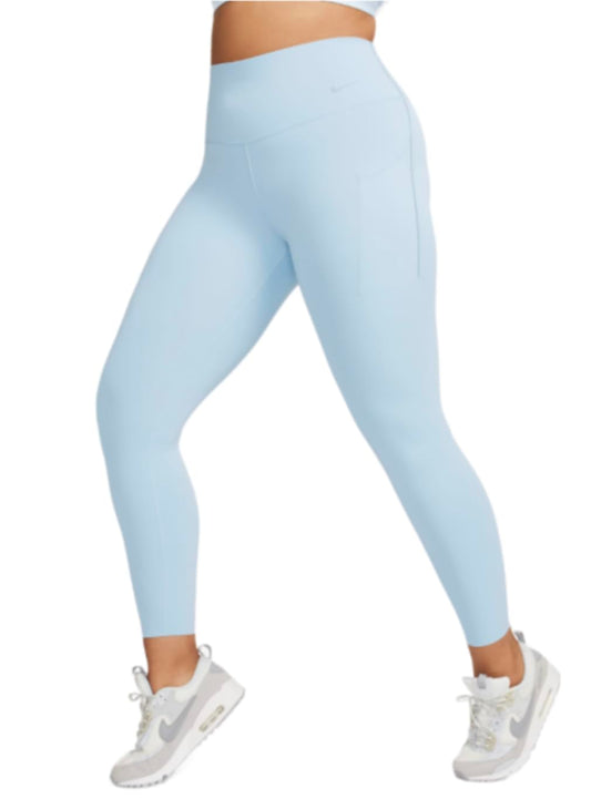 Nike Women's Medium-Support High-Waisted 7/8 Leggings with Pockets, Blue