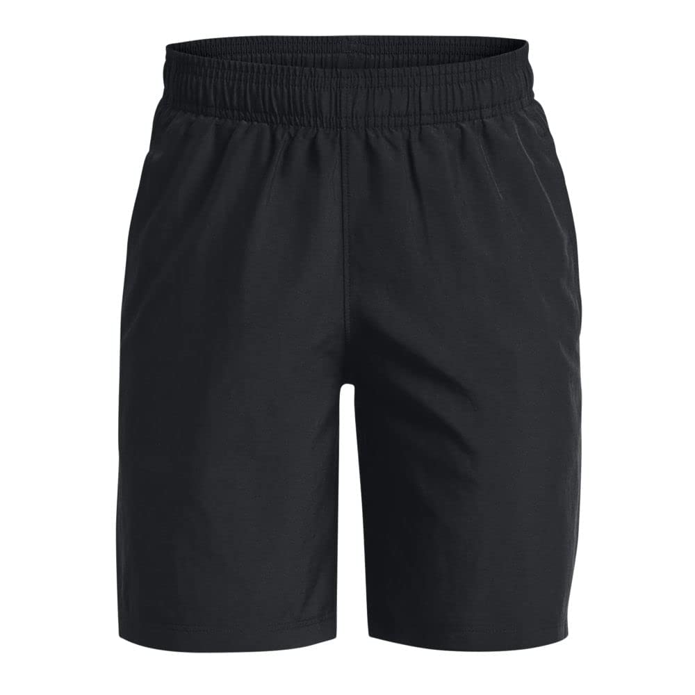 Under Armour Boys' Graphic Shorts, Black X-Large - Lightweight