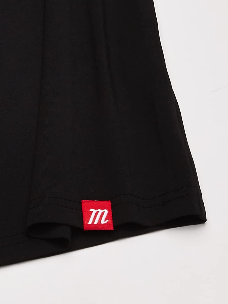 Marucci Youth Performance Tee Black Large Moisture-Wicking Stretch Shirt