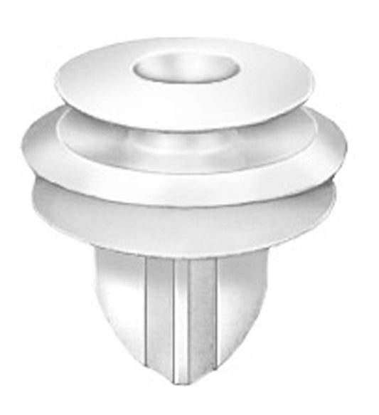 Auveco 20558 Nylon Garnish Moulding Clips for Toyota 62217-13010 25 Pack