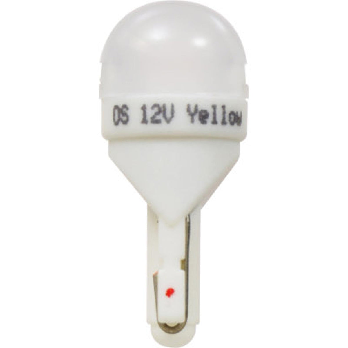 SYLVANIA 168 T10 W5W LED Amber Mini Bulbs 2-Pack for Auto Interior Lighting