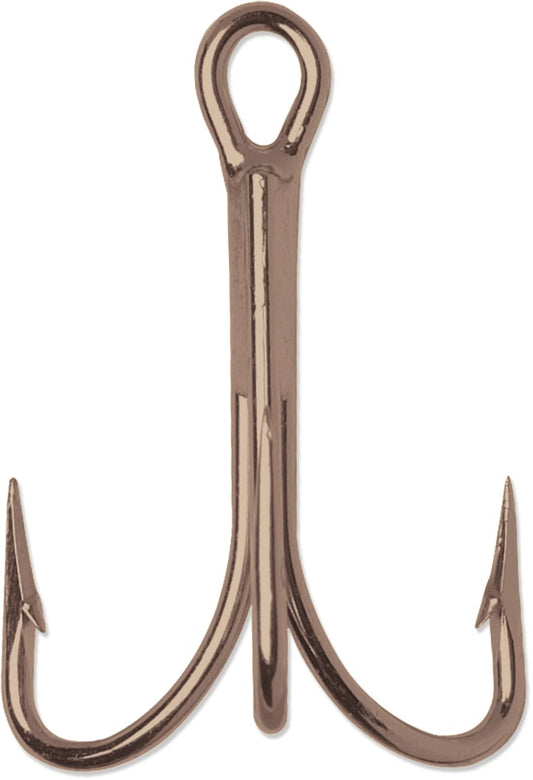 VMC O'Shaughnessy Bronze Treble Hook 10 High Carbon Steel Fishing 9617DBBZ#10PP