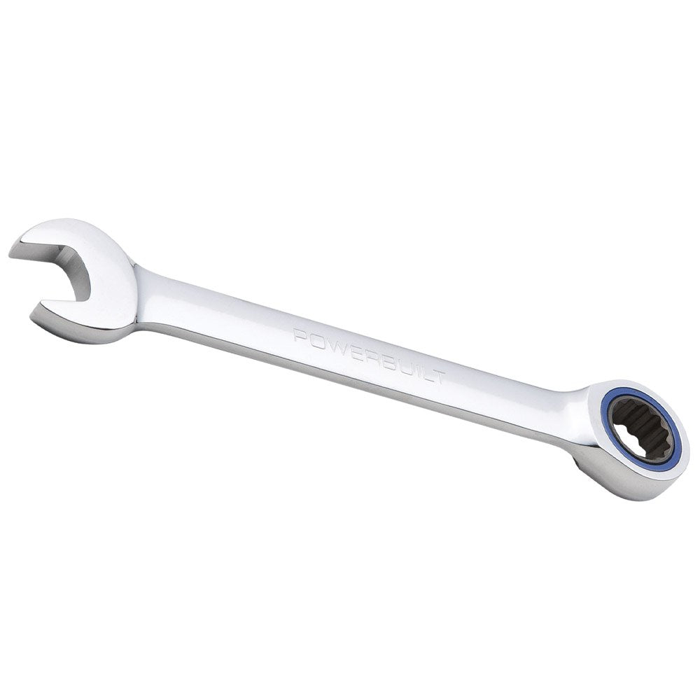 Powerbuilt 640148 1/2" SAE 72-Tooth Ratcheting Combination Wrench 12-Point
