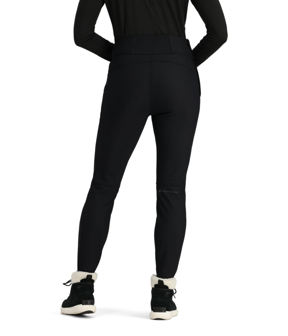Obermeyer Jinks ITB Black Softshell Snow Pants 6 Regular Windproof Unisex Ski