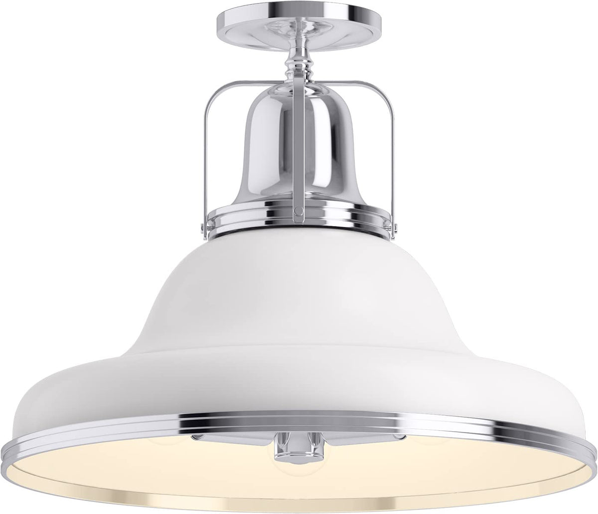 Kohler Hauksbee 32294-SF03-CPL 3 Light Semi Flush Ceiling Light Polished Chrome