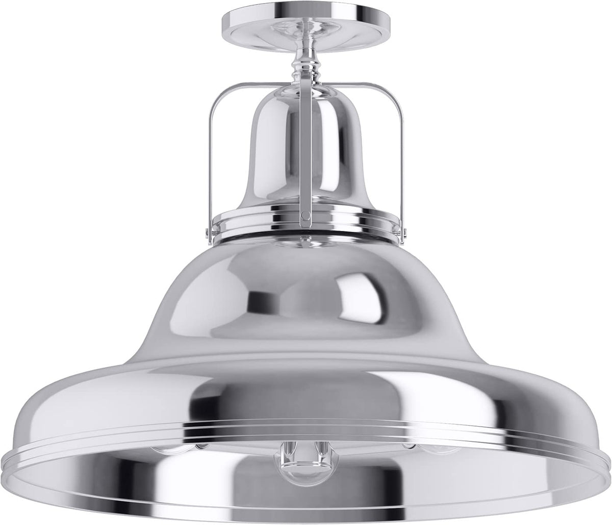 Kohler Hauksbee 32294-SF03-CPL 3 Light Semi Flush Ceiling Light Polished Chrome