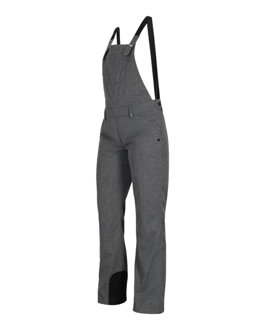 Obermeyer Malta Bib Overalls Women Charcoal Size 6 Insulated Ski Snowpants