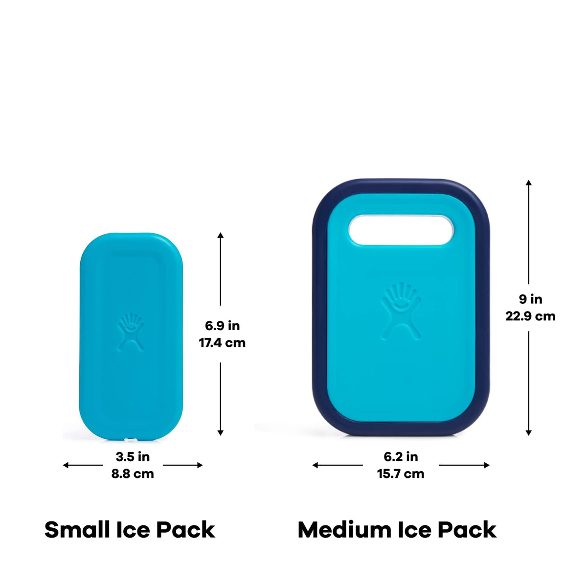 Hydro Flask Ice Pack BPA Free Reusable Medium Freezer Pacific Blue Totes