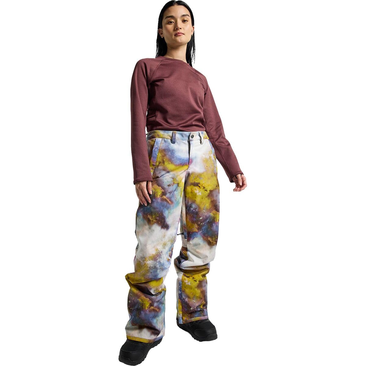Burton Women's Society 2L Snow Pants XS Stout White Waterproof Insulated