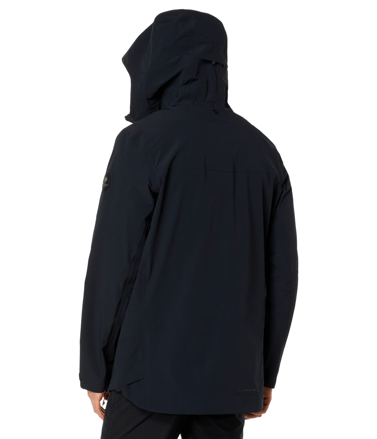 Obermeyer Highlands Men's Black Hooded Waterproof Shell Jacket Medium