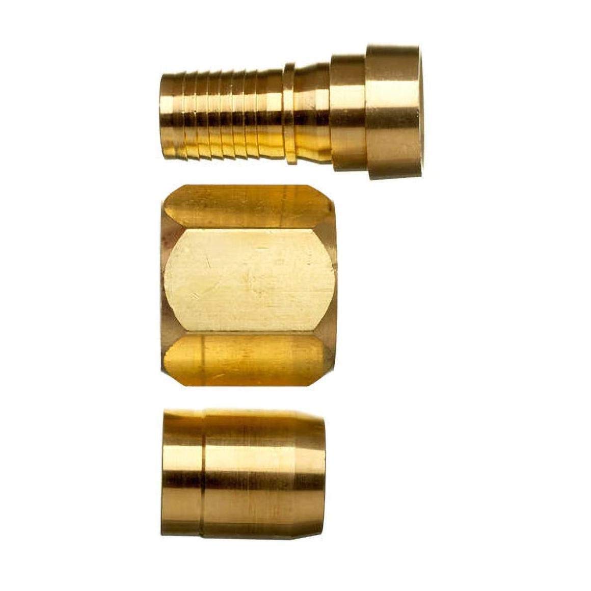 Gates G40170-0808B Brass Hose Pipe Coupling, Fitting