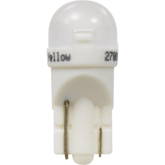 SYLVANIA 168 T10 W5W LED Amber Mini Bulbs 2-Pack for Auto Interior Lighting