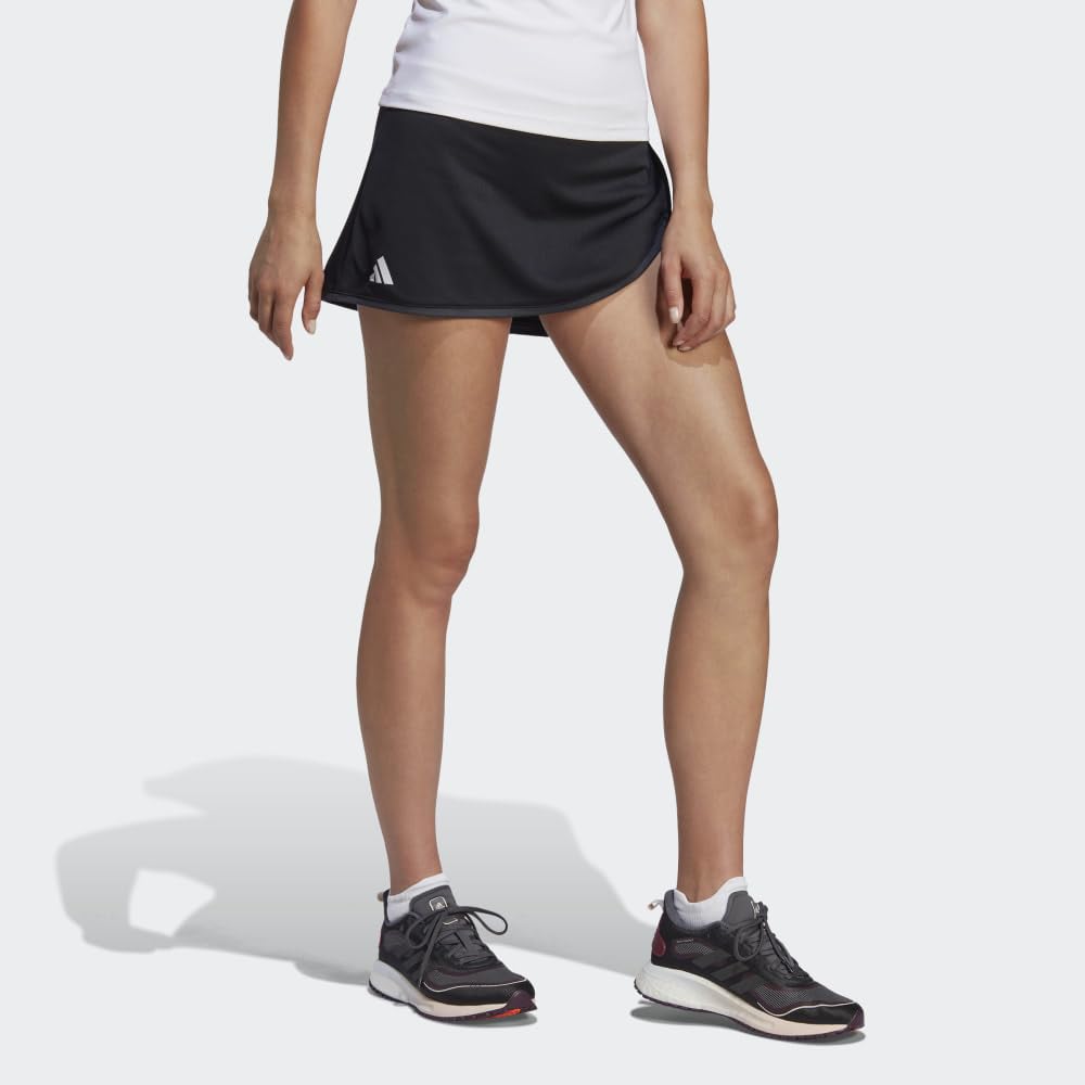 adidas Club Women's Tennis Skirt Black Size M Performance Athletic Skort