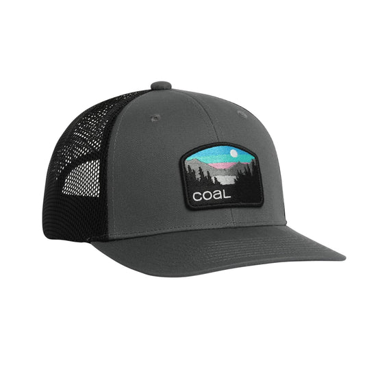 Coal Hauler Low Trucker Hat Charcoal Mesh Back Unisex Snapback Adjustable