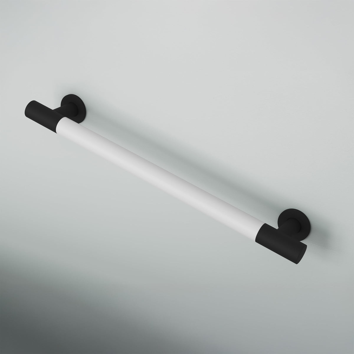 Swiss Madison 24" Black Grab Bar, Stainless Steel Handrail for Safety
