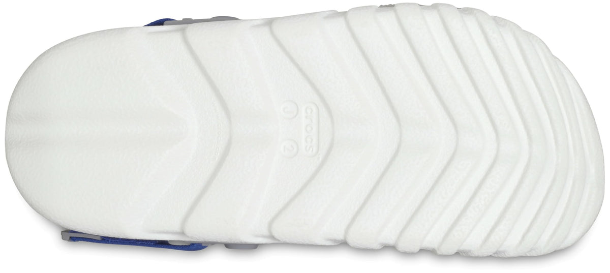Crocs Unisex-Child Duet Max II Clogs, Navy/Stucco, 2 Little Kid