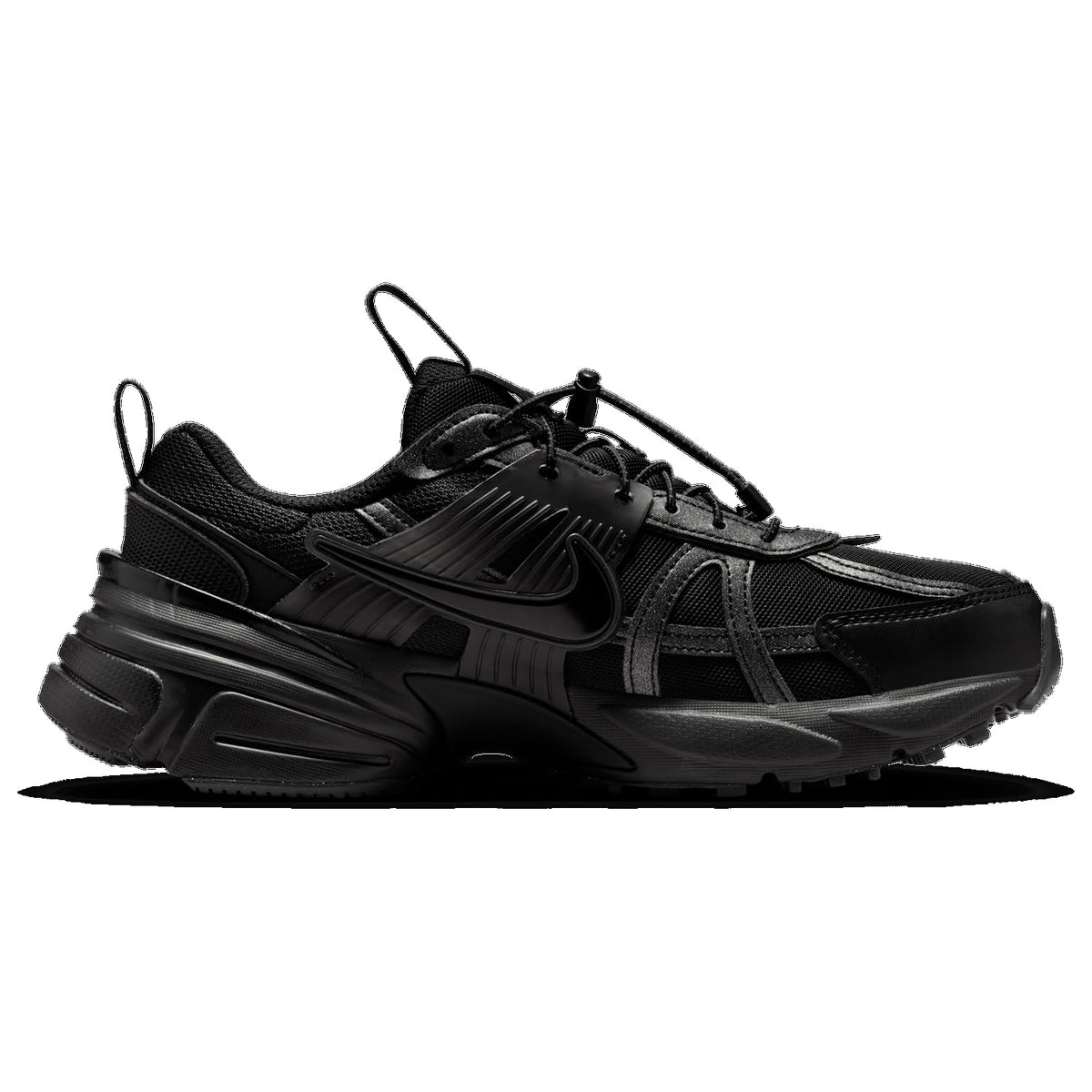 Nike V2K Run Women's Black Metallic Silver Sneakers IH0388-001 Size 9