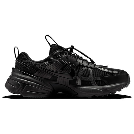 Nike V2K Run Women's Black Metallic Silver Sneakers IH0388-001 Size 9